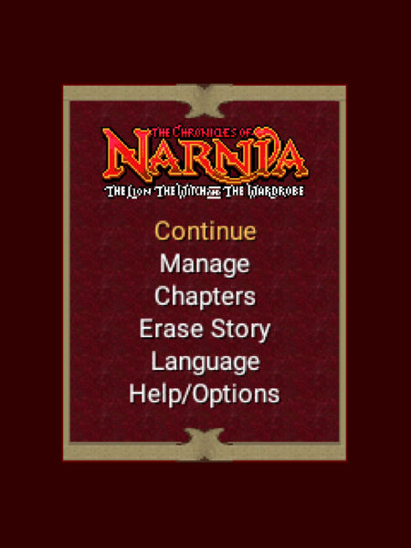 Файл:Narnia Adventures Main Menu.png
